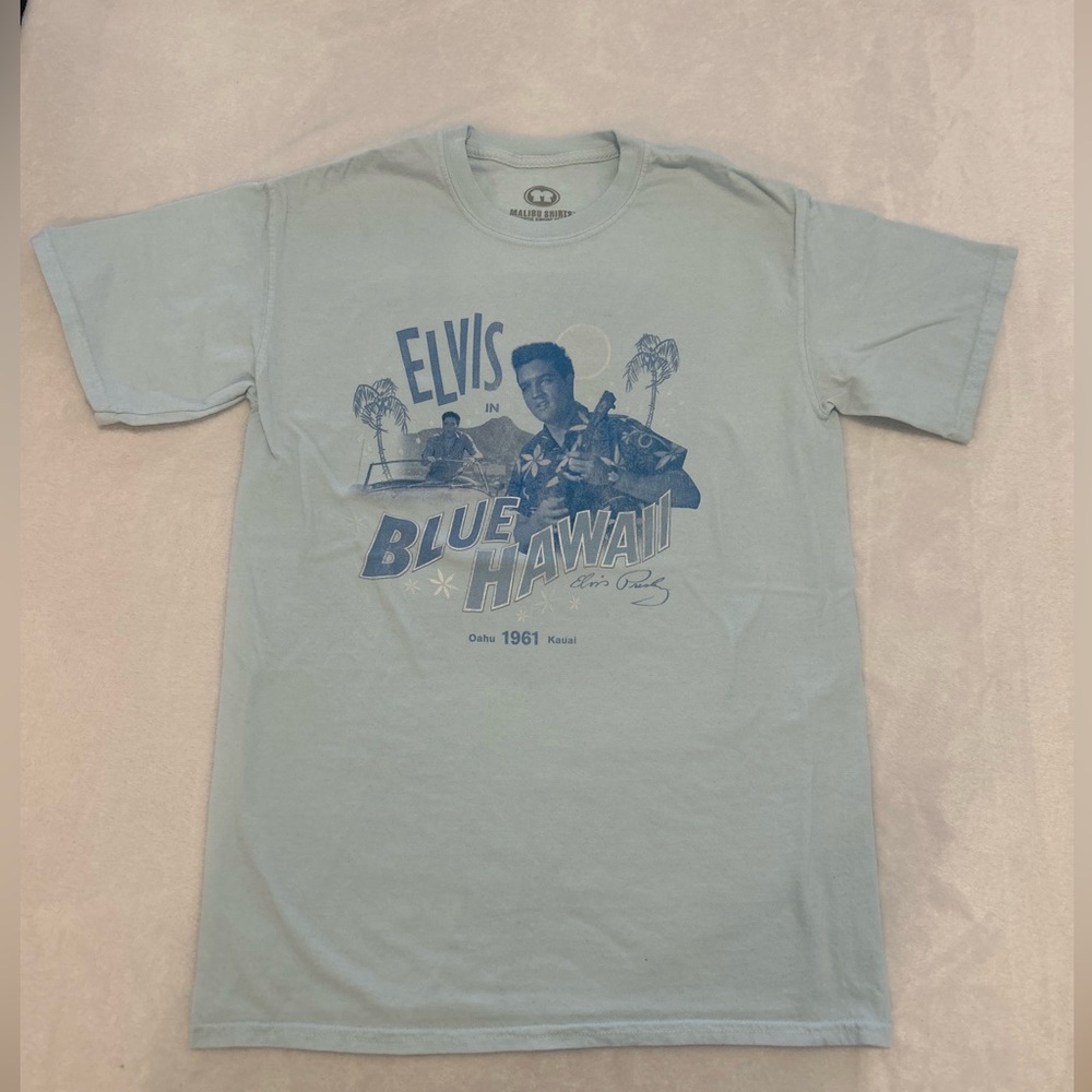 Elvis Blue Hawaii Graphic Tee